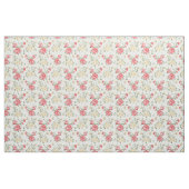 Behangselpatroon van roze rozen stof (Fat Quarter)