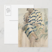 Behanzin De laatste koning van Dahomey Briefkaart (Voorkant / Achterkant)