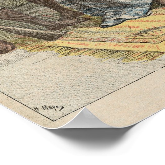 Behanzin King of Dahomey Poster (Hoek)