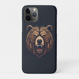 Beharkop Wilde Tribale Kunst iPhone / iPad Hoes