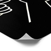 Behave No Funny Frog Meme Humor Poster (Hoek)