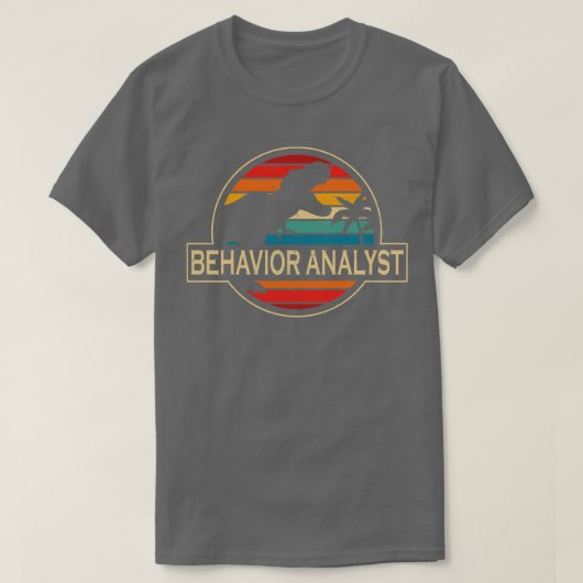 Behavior Analyst Dinosaur T-shirt (Design voorkant)