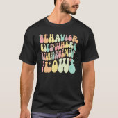 Behavior Goes Where Reinforcement Flows ABA Men Wo T-shirt (Voorkant)
