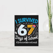 Behavior Interventionist Survived 67 Days Of Schoo Kaart (Voorkant)