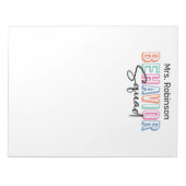 Behavior Therapist Squad Teacher Appreciation Notitieblok (Voorkant)