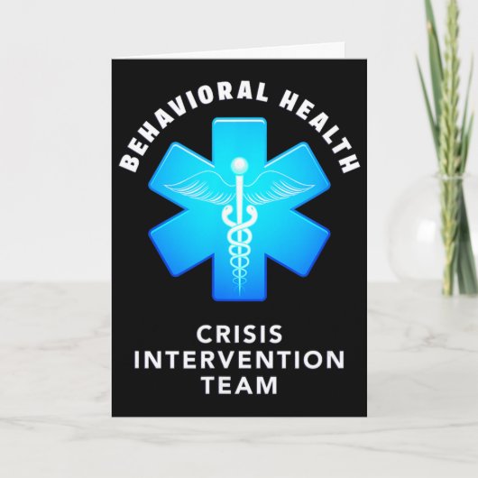 Behavioral And Mental Health Crisis Intervention T Kaart (Voorkant)