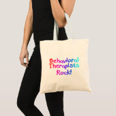 Behavioral Therapists Rock Tote Bag (Voorkant (product))
