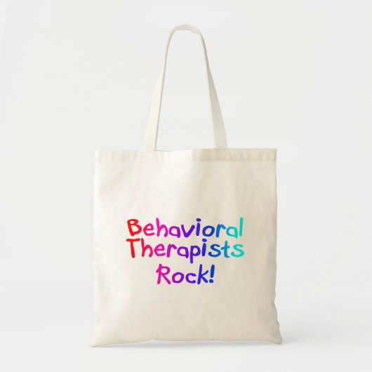 Behavioral Therapists Rock Tote Bag (Voorkant)