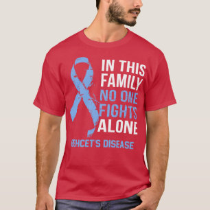 Behcets Ziekte Bewustzijn Niemand vecht Alleen Hoo T-shirt