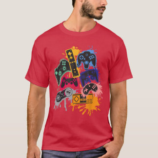 Beheer alle Dingen Video Game Controller T-shirt M