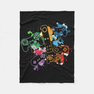 Beheer Alles Met De Videogame Controller  Fleece Deken