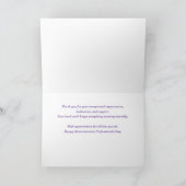 Beheer Pro Dag Personaliseer Delicate Wilde Bloeme Kaart (Binnen)