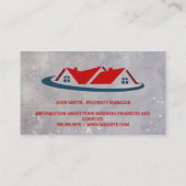 Beheer van eigendommen | Hypotheek Huis Onroerend  Afsprakenkaartje (Achterkant)