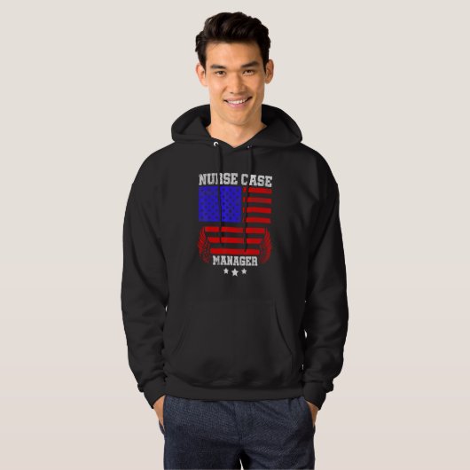 Beheer van verpleegkundige Hoesje Manager Rn 3 Hoodie (Voorkant volledig)