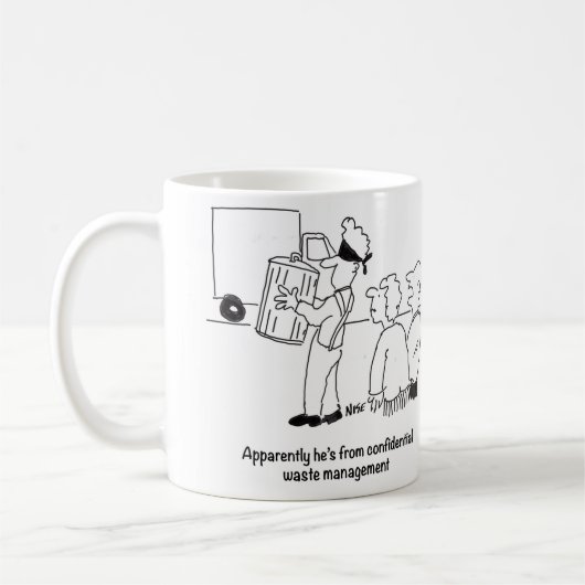 Beheer van Vertrouwelijk Afval Koffiemok (Links)