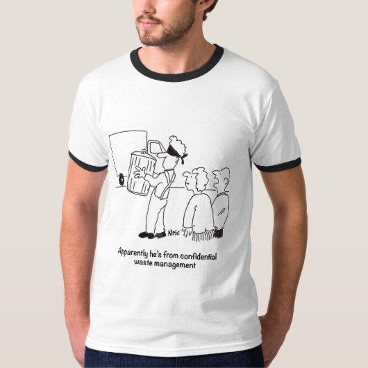 Beheer van vertrouwelijk afval t-shirt (Voorkant)