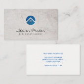 Beheer | Visitekaartje van een makelaar in onroere (Voorkant / Achterkant)