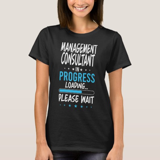 Beheerconsultant aan de gang t-shirt (Voorkant)
