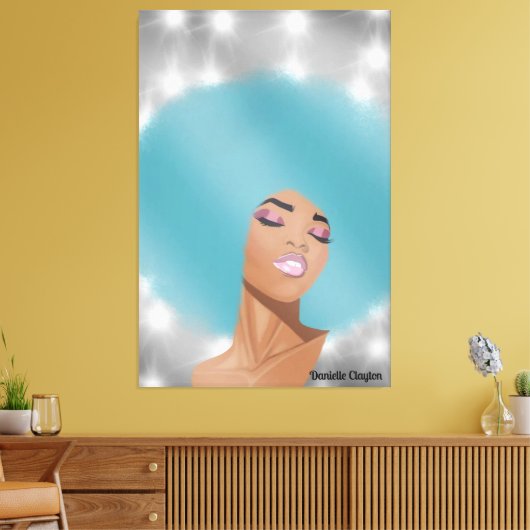 Beheerd Canvas Afdruk (Insitu (Woonkamer))