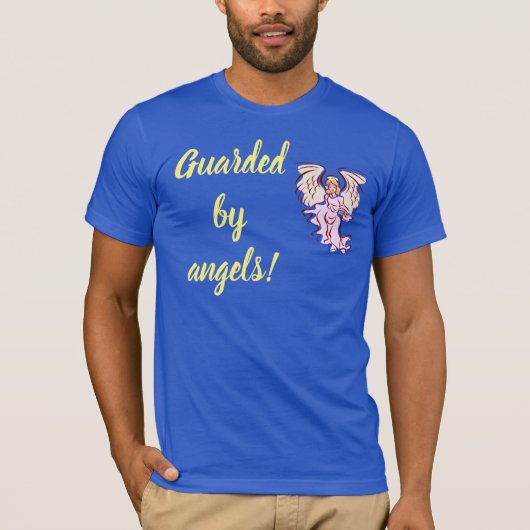 Beheerd door Angels! T-shirt (Voorkant)