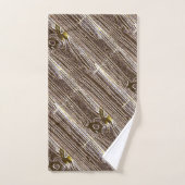 Beheerd Rustisch houten paneel Bad Handdoek (Handdoek)