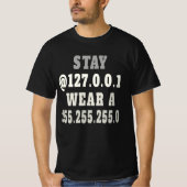 Beheerder Beheer Funny IT gezegde code T-shirt (Voorkant)
