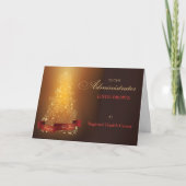 Beheerder Dank u voor Kerstmis, Personaliseer bus Bedankkaart (Voorkant)