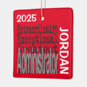 Beheerder, EXtraordinaire DOUANE Keramisch Ornament (Links)