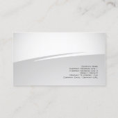 Beheerder Financiën Management Zig Zag Visitekaartje (Achterkant)