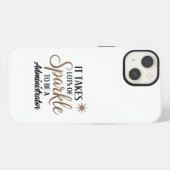 Beheerder Glans iPhone Hoesje (Achterkant horizontaal)