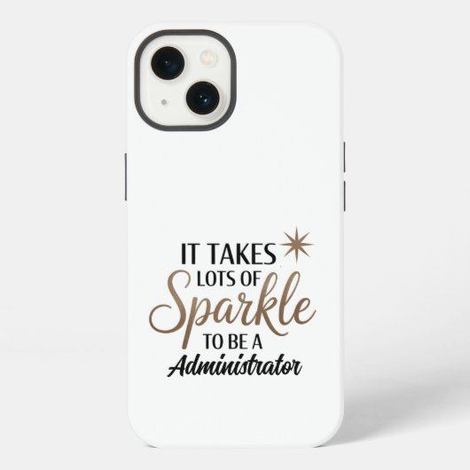 Beheerder Glans iPhone Hoesje (Achterkant)