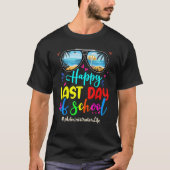 Beheerder Happy Last Day School Zonnebril T-shirt (Voorkant)