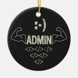 Beheerder IT Sysadmin Computer Scientist Keramisch Ornament