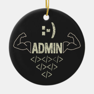 Beheerder IT Sysadmin Computer Scientist Keramisch Ornament