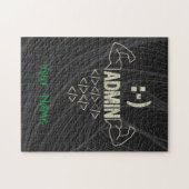 Beheerder IT Sysadmin Computer Scientist Legpuzzel (Horizontaal)