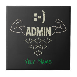 Beheerder IT Sysadmin Computer Scientist Tegeltje