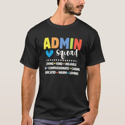 Beheerder School Assistent Groep Directeur Bemanni T-shirt (Voorkant)