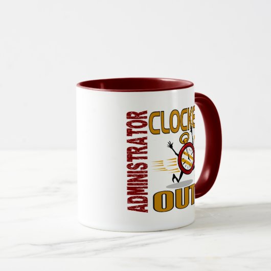 Beheerder uitgeschakeld mok (Voorkant rechts)