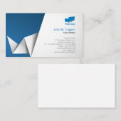 Beheerder Visitekaartje Origami-vouwen (Voorkant / Achterkant)