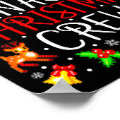 Beheerders Kerstploeg Matching Xmas Poster (Hoek)