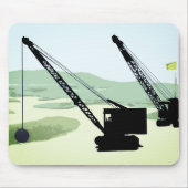 BEHEERDERS VAN Crane-OPERATOR, ENGINEER GOLF GOLFI Muismat (Voorkant)