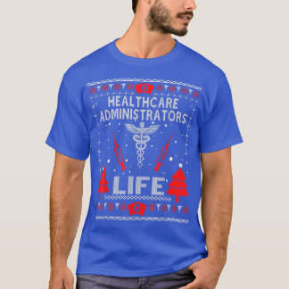 Beheerders van de gezondheidszorg Oogse kerstkeuke T-shirt