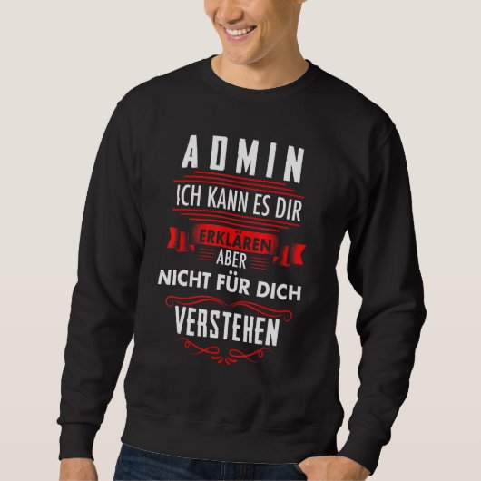 Beheerdersbeheerder Systeembeheerprogramma Trui (Voorkant)