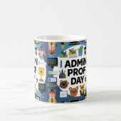 Beheerdersprofessionals vieren koffiemok (Center)