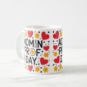 Beheerdersuitmuntendheid vieren koffiemok (Voorkant links)