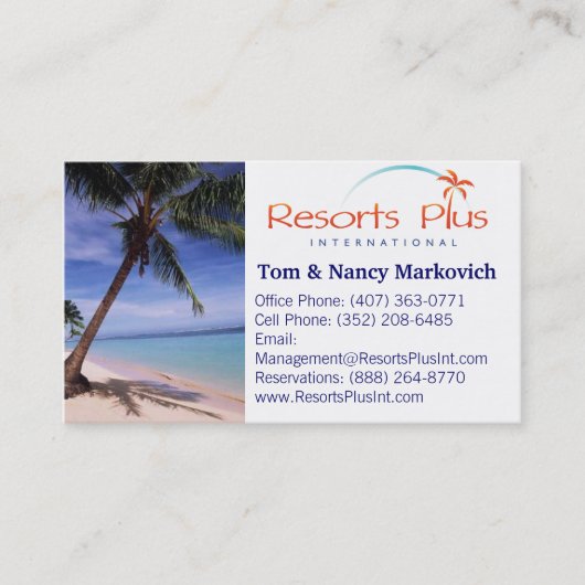 Beheerkaart Visitekaartje (Voorkant)