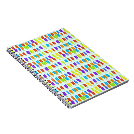 Beheerlijke summer-cute summer icecream kawaii op notitieboek (Rechterzijde)