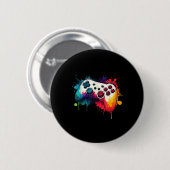 Beheers Alle Dingen Videospel Controller Gamer Ronde Button 5,7 Cm (Voorkant /achterkant)