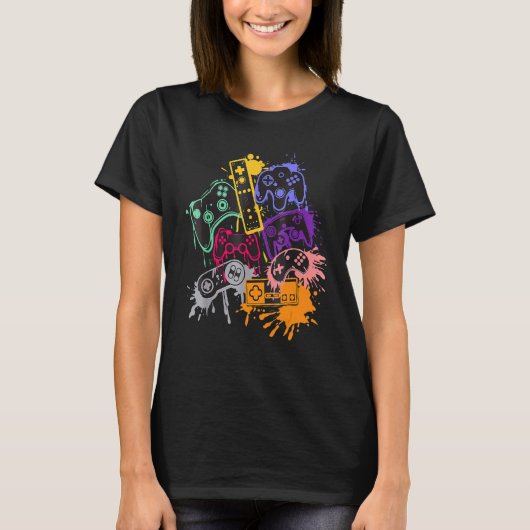 Beheers Alle Dingen Videospelcontroller 1 T-shirt (Voorkant)