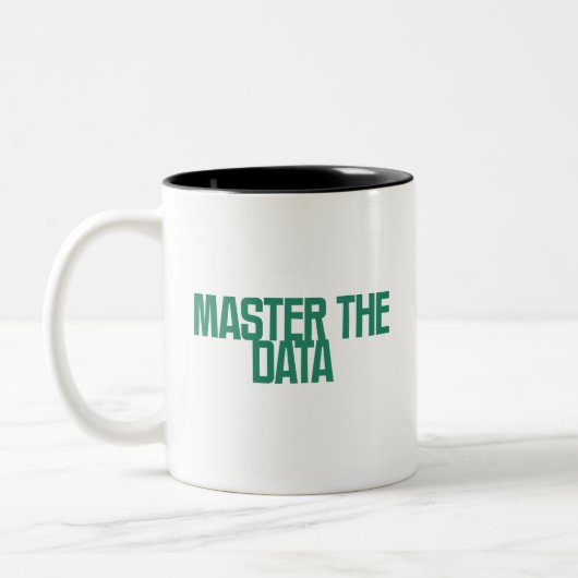 Beheers de Data | Analytics Expert Professional Tweekleurige Koffiemok (Links)